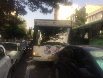 صدها اتوبوس شهری هواداران رئیسی را به مصلی تهران بردند