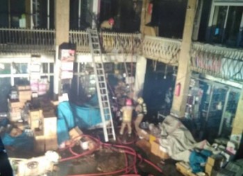 آتش سوزی در بازار آهنگران تهران