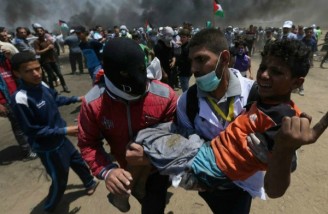 ۶۰ شهید و ۲۷۷۱ زخمی در روز «کشتار» فلسطینیان