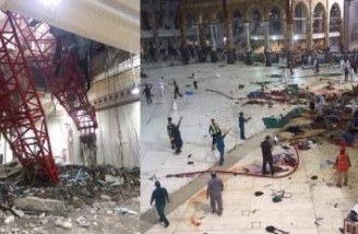 عربستان سقوط جرثقیل در مکه را یک بلای آسمانی خواند